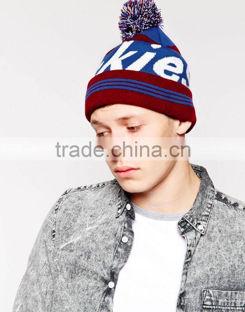 Colorful Hip Hop Knit Beanies/Custom Cuff Beanie Hat Winter Knitted Hat