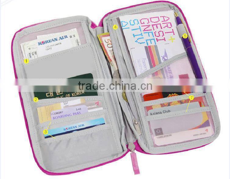 Korea style wallet credit card wallet passport wallet travel passport holder