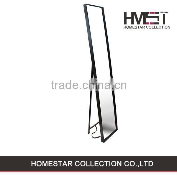 Modern MDF wooden floor standing mirror
