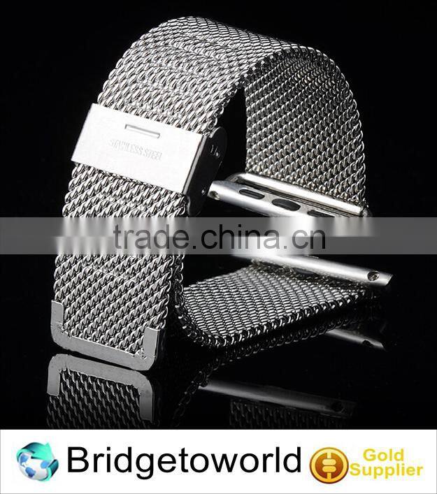 Thick Fashion Stainless Steel Band For Apple iWatch 38mm WatchBand Girl Lady Men Boy Belt 42mm For Apple Watch Sport Edition