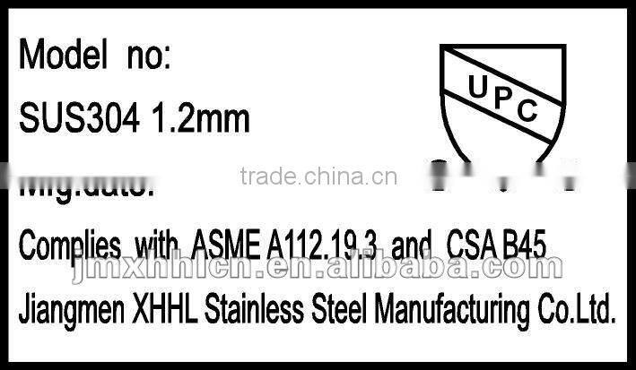 cUPC topmount kitchen sink 8456A