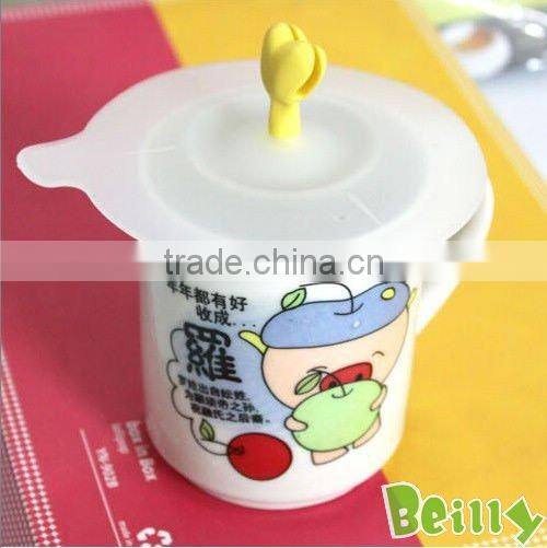 2013 the most popular factory manufacture custom design silicone cup lid