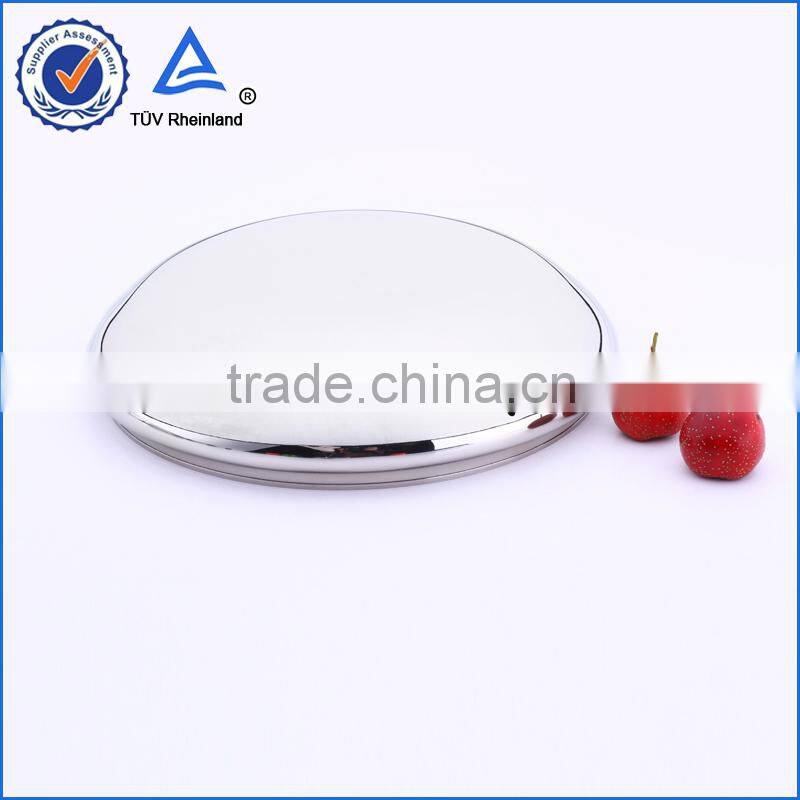 New design glass lid with long bakelite vertical handle