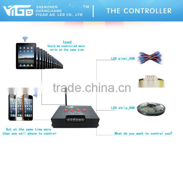 rgb led controller wifi with cellphone made in China