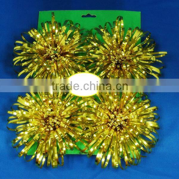 Popular Wholesale 4" Metallic Gift Bow