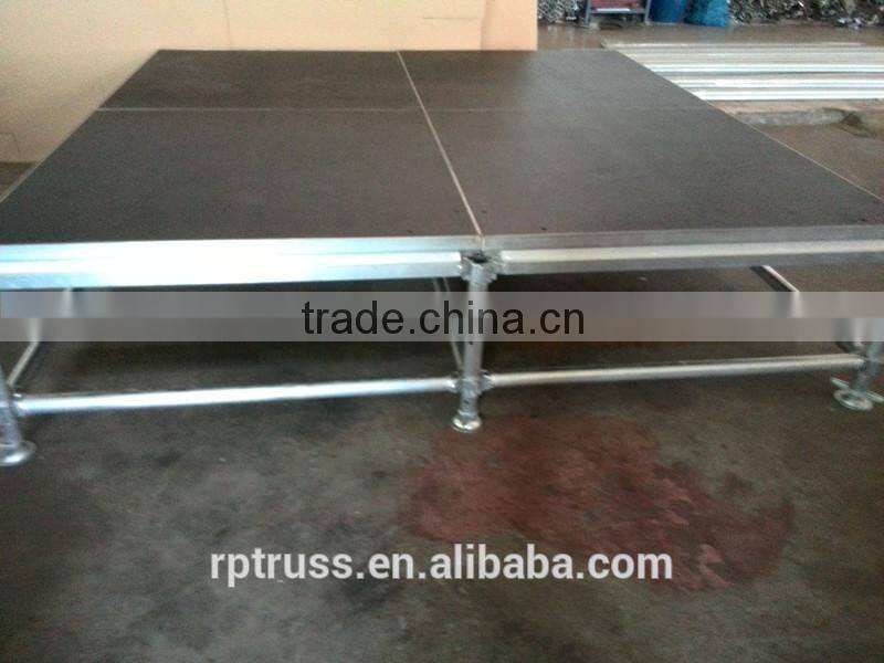 Hot selling RP portable stage with backdrop