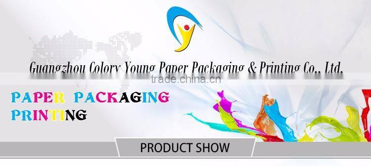 Hot stamping printing special paper wooden box for cosmetics