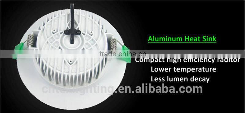Trade Assurance 12W dimmable LED Downlight