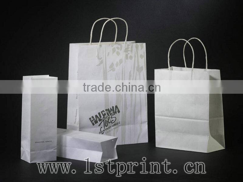 pink small gift paper bag