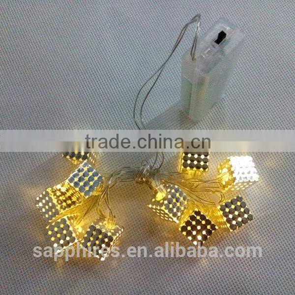 10L 3V led lights christmas decoration -cube lights