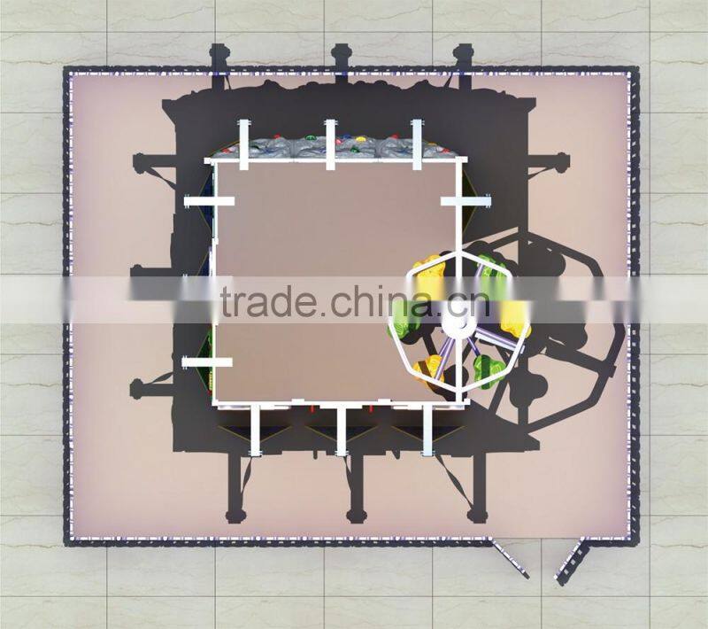 Kaiqi Kids Fun Multi-function Climbing Wall Playground park amusement KQ60275A