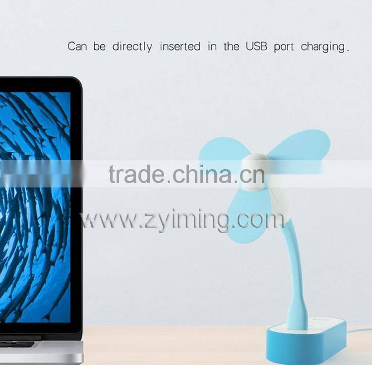Zyiming hot selling summer mini fan YM-F28 mini usb fan with customized led message
