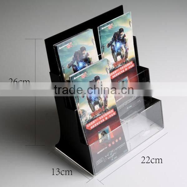 new design acrylic a4 paper holder