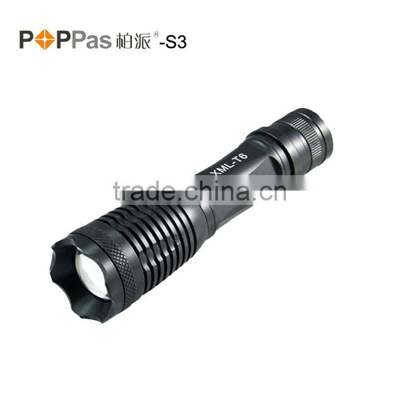 S3 power light Rechargeable Zoom small rechargeable torch light