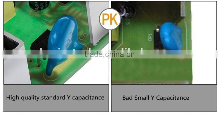 Multi Charger USB 5 Port Desktop USB Charging Hub, High Speed with PowerSmart Technology Wall Travel Charger