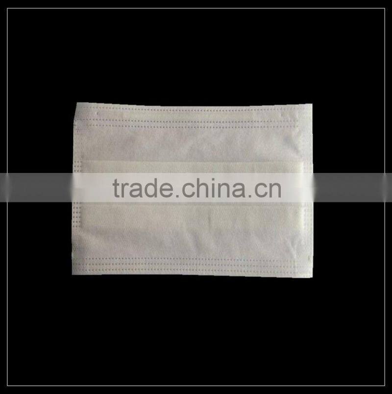 3ply white disposable non-woven medical/dental plastic face mask