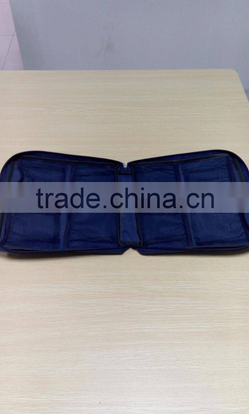 Navy blue multifunction mesh tool bag polyester tool bag