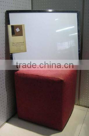 Plastic framed dry erase board