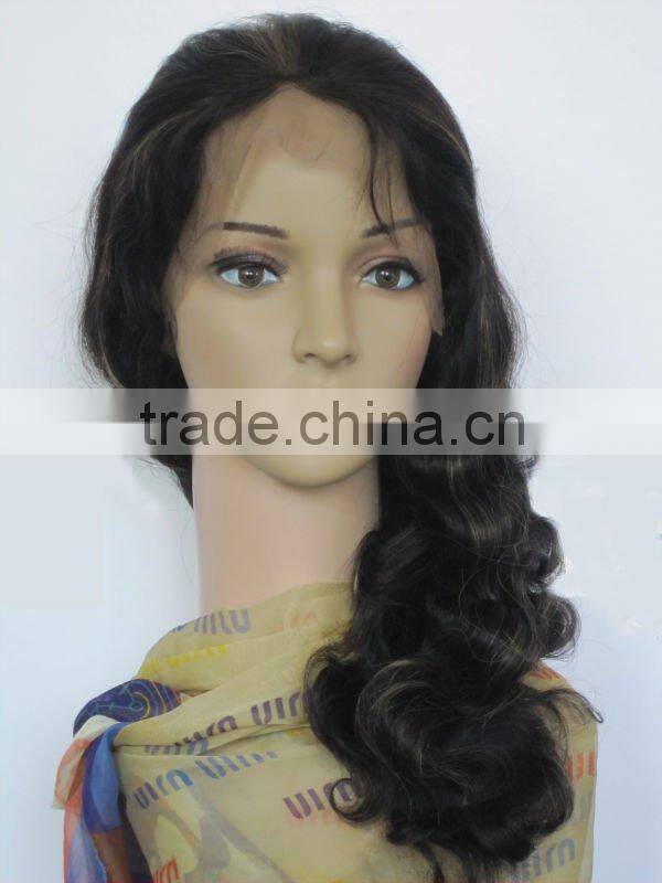 Wholesale price high quality 100% human hair wig with best quality
