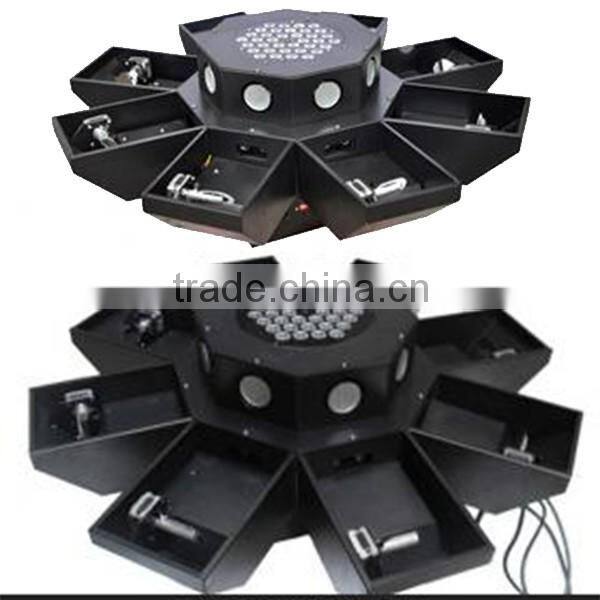 LED Eight 8 Claws Scan DJ Light/800mw Green Laser UFO/Eight Claws LED Laser pointer