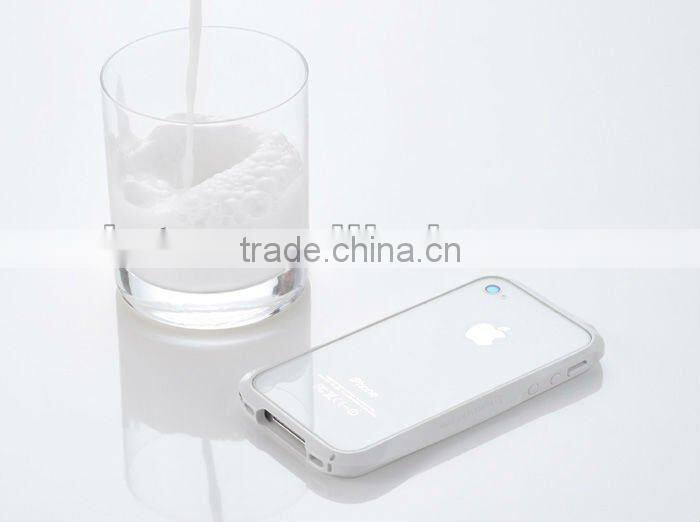high quality novelty Durable Aluminium Metal Bumper Cover Case for iphone 4 4S