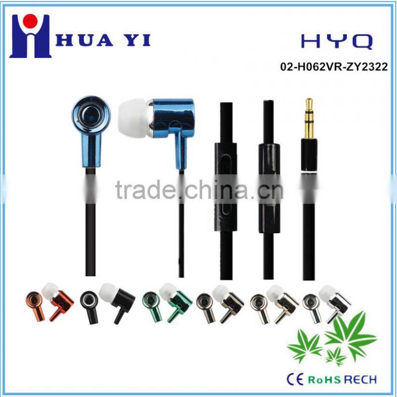 volume control & mic earphone for samsung iphone huawei