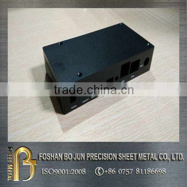 China manufacturing customized Foshan Bo Jun precision metal chassis with black powder coating