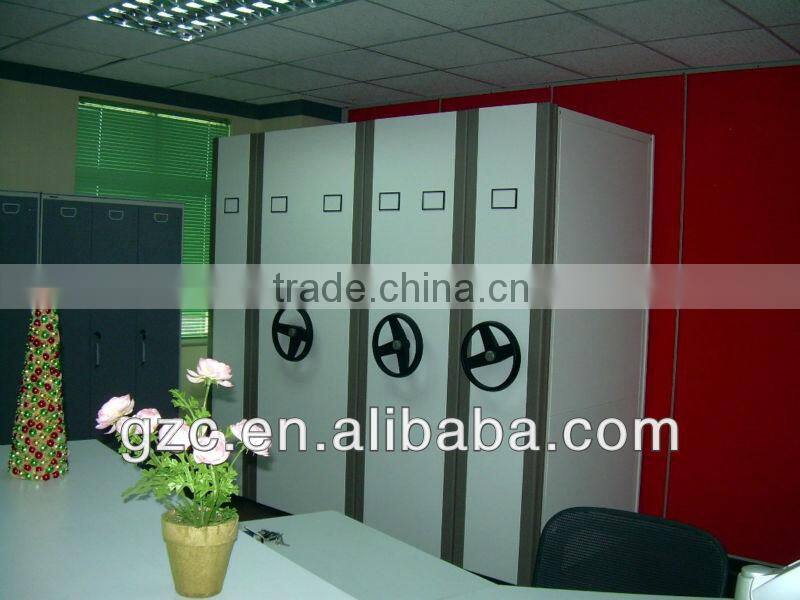 Elegant High Density Mechanical Mobile Shelving Filing Cabinet Storage System