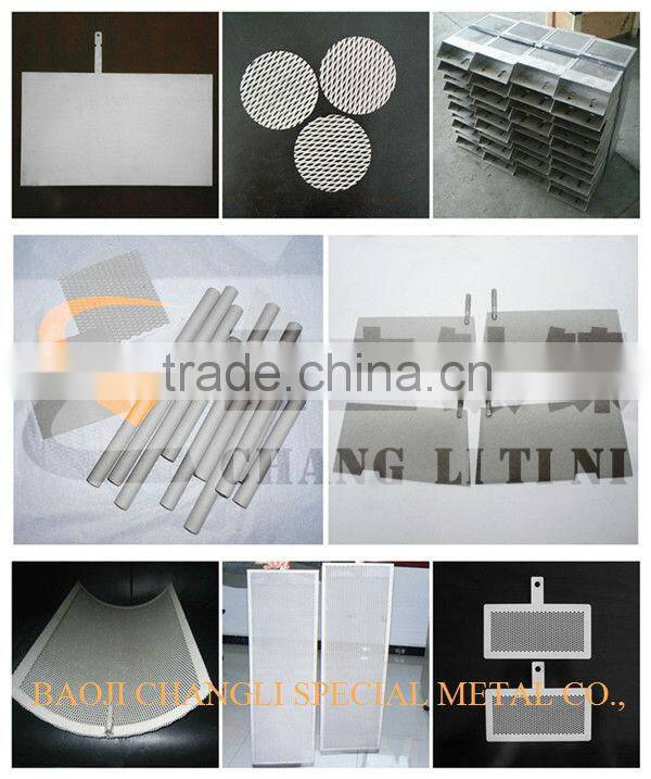 platinum coated titanium anode for drinking water purification
