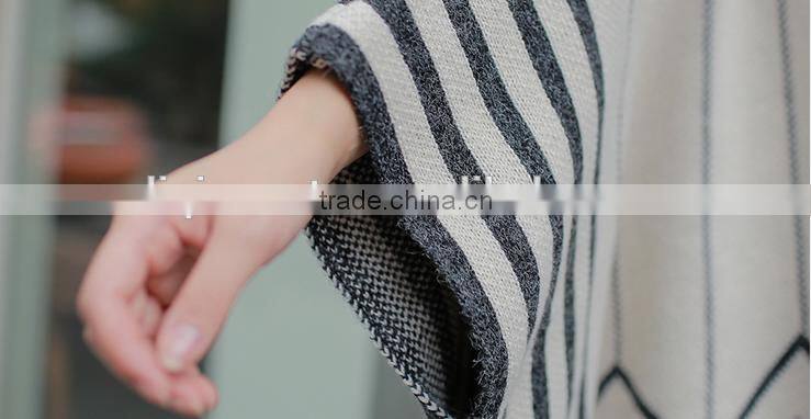 knitted poncho, knitted sweater