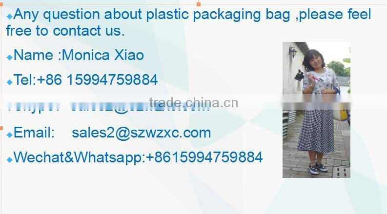 Custom Printed Zipper Locking Bags/ Zip-lock bags with window