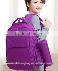 2015 fashionable convenient purple diaper bags with strong practicality