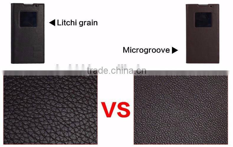 Smart Sleep Real Genuine Leather Cases For Blackberry Priv Original Leather Flip Skin For Blackberry Priv Shell