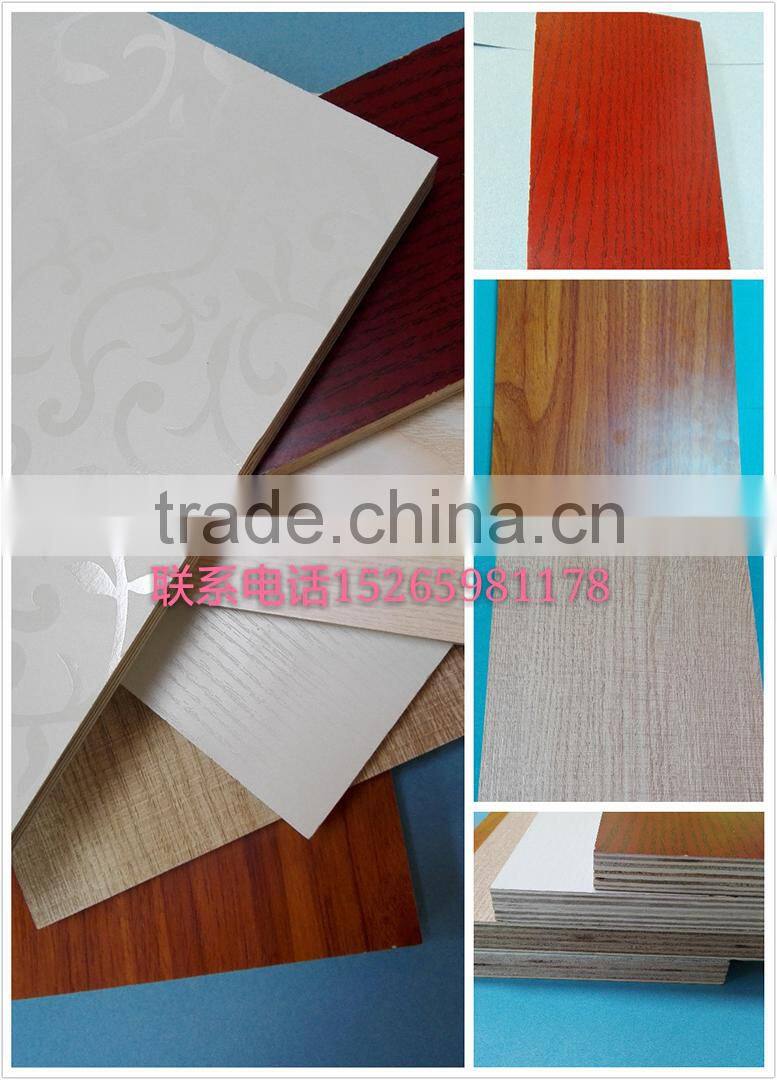 E2 glue popular core plywood melamine faced plywood board price