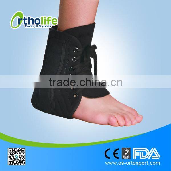 OL-AN051 Medical Adjustable Laced Ankle Brace