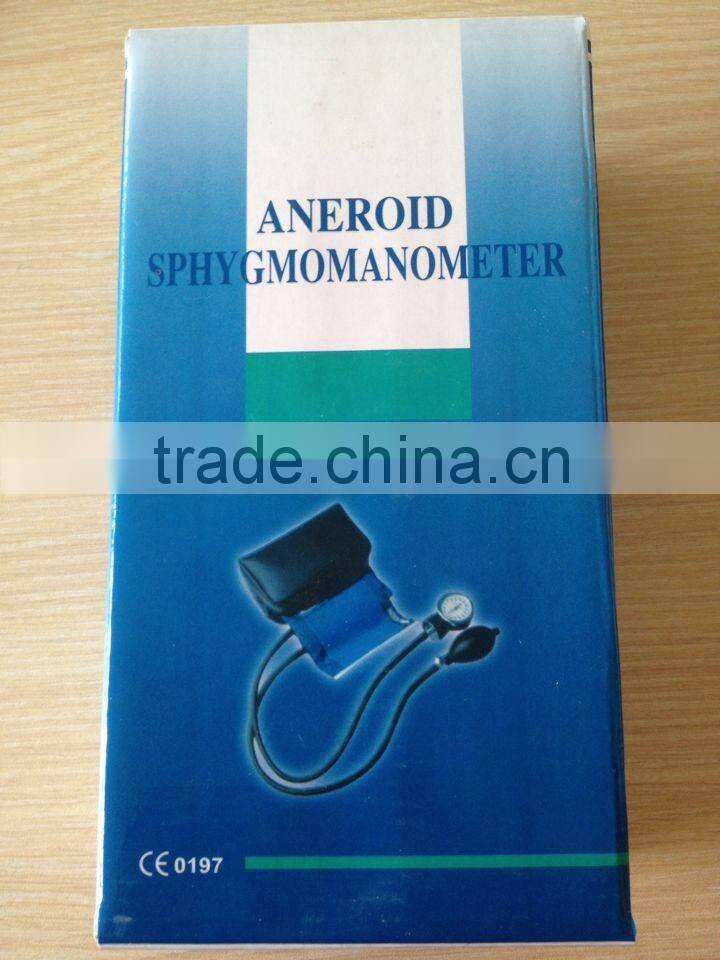 CE approval Aneroid Sphygmomanometer with D-ring