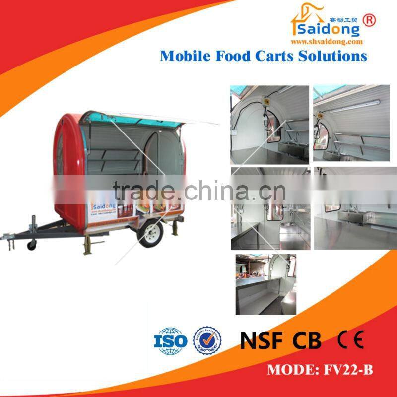 Mobile lunch Truck cart and Lunch truck Van /Commercial Food truck