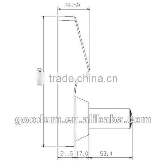 RFID digital touch screen door lock