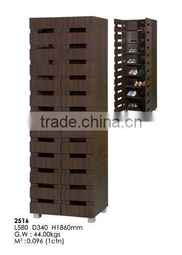 High Quality Modern Design Wooden Shoes Cabinet Made in Malaysia