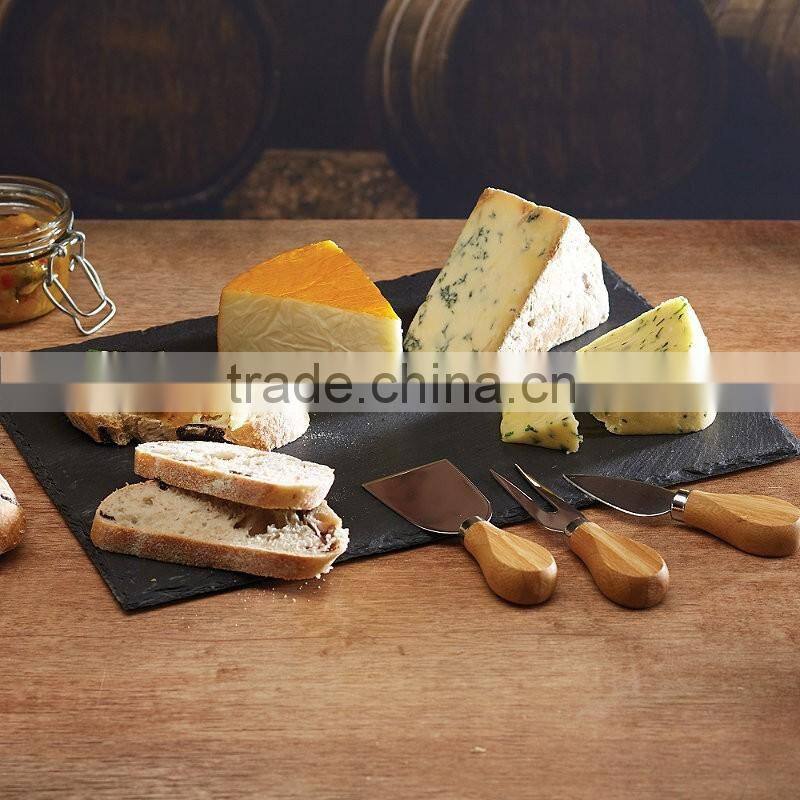 Black slate dinner plate wholesale