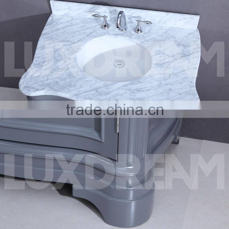 60 inch ice grey classic bathroom vanities for USA market