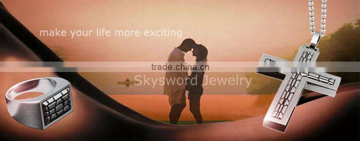 Stainless Steel Leather Bracelet Clasp(FB20030)