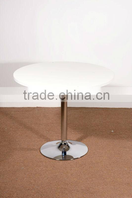 HC-M038 on sale white office round negotiation wooden table metal base