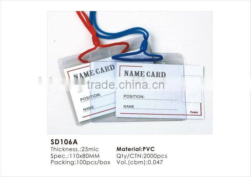 Good Quality ABS With Magnetic Information Card Holder