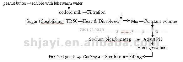 Hot Sale Formula peanut milk produce
