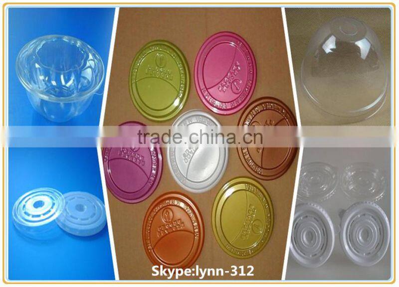High Quality CE Standard Automatic plastic lid cover thermoforming machine plastic lid thermoforming machine Victory Machine