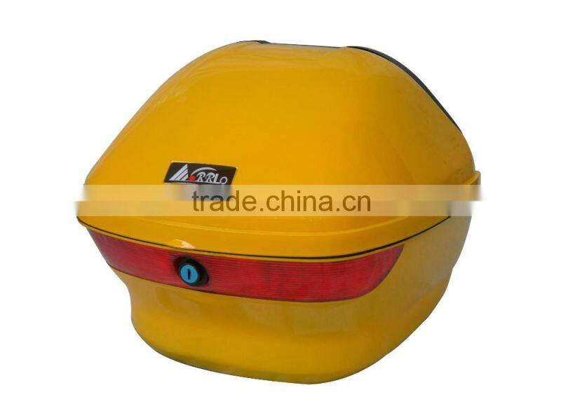 Scooter motorcycle plastic storage box tail box delivery box