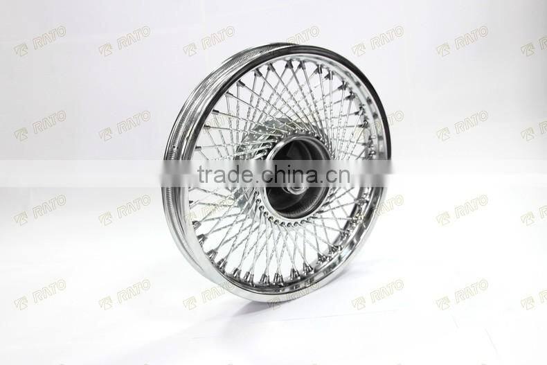 Chinese high quality 14inch polishing motorcycle wheel