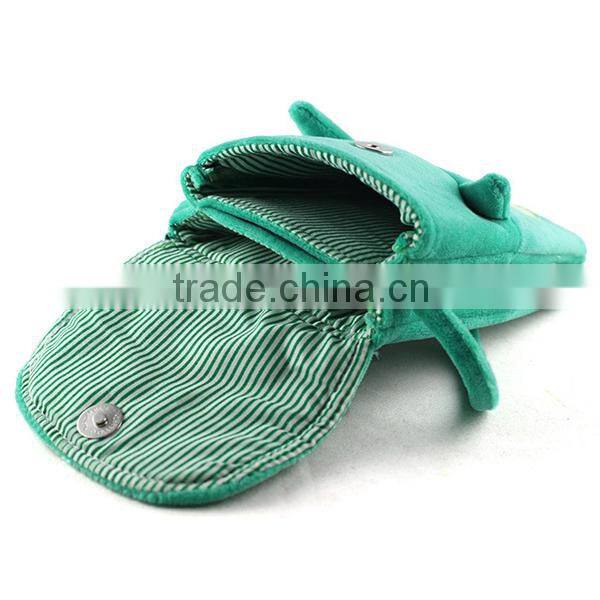 Mix designs wholesale plush cute cartoon kids mobile hanging pouch