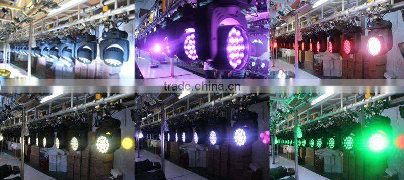 Christmas led light 19 x 12w 4in1 RGBW wash led moving head light